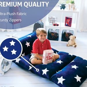 Butterfly Craze Floor Pillow Bed Lounger Cover, Cozy & Stylish Seating Solution